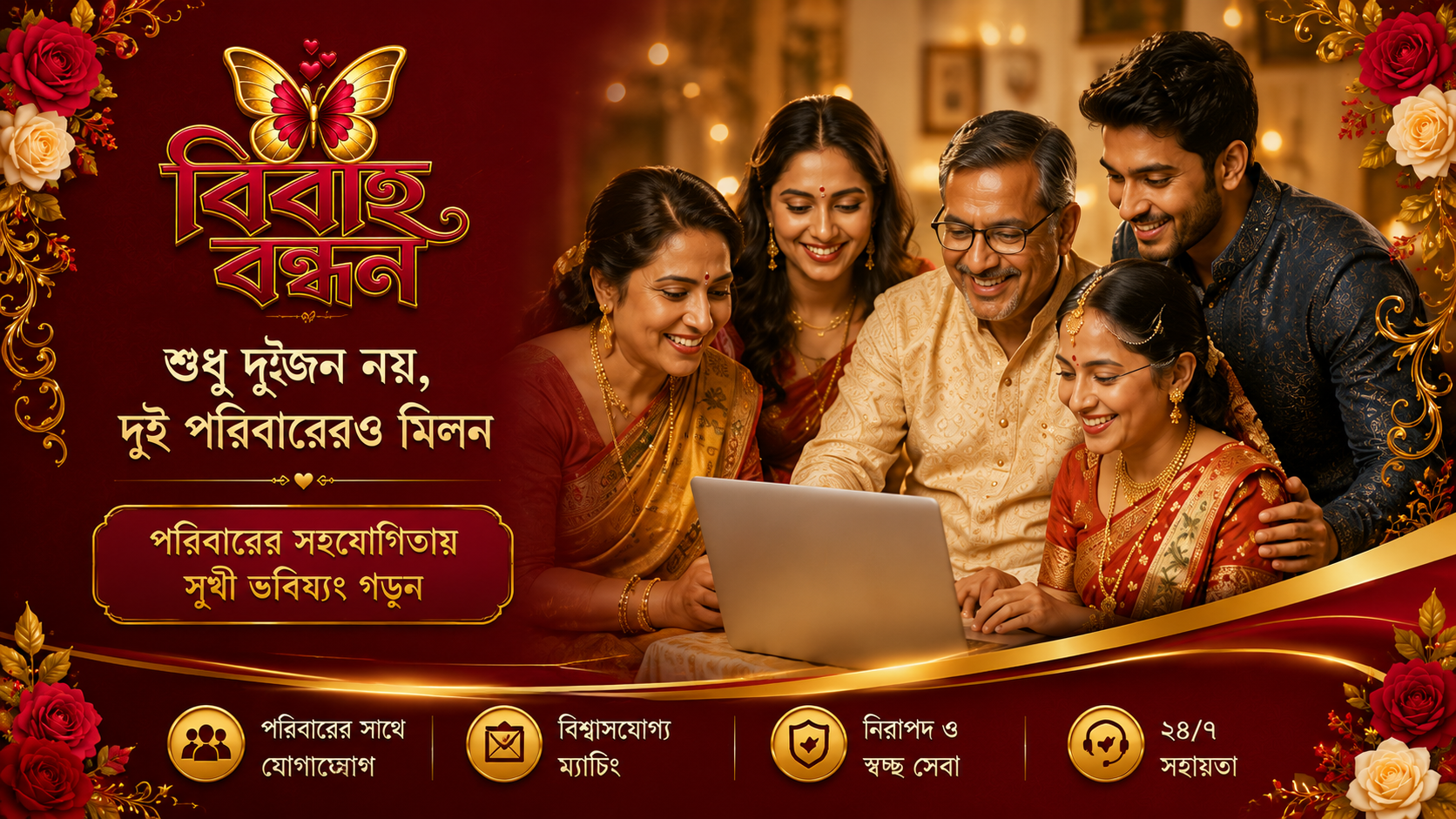 বিবাহ বন্ধন family banner